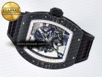 7RM055 Ti/NTPT UOKF 1:1 Best Edition White/Red Inner Bezel White Crown on Black Rubber Strap RMUL2 Super Clone - Görsel 9