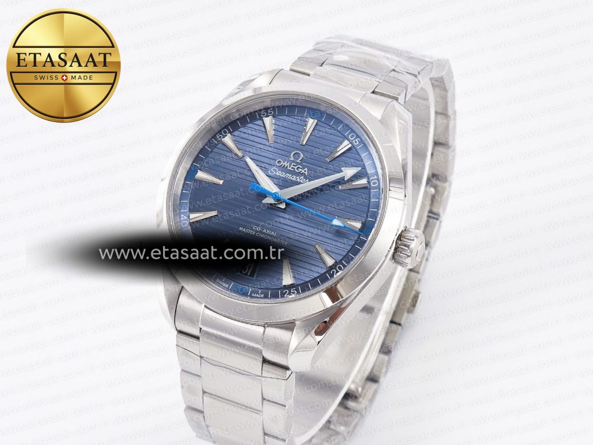 Aqua Terra 150m 41mm VSF 1:1 Best Edition Blue Dial on SS Bracelet A8900 Super Clone - Görsel 1
