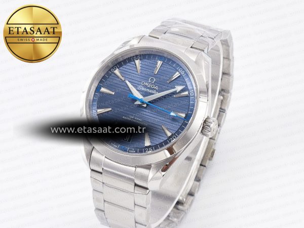 Aqua Terra 150m 41mm VSF 1:1 Best Edition Blue Dial on SS Bracelet A8900 Super Clone