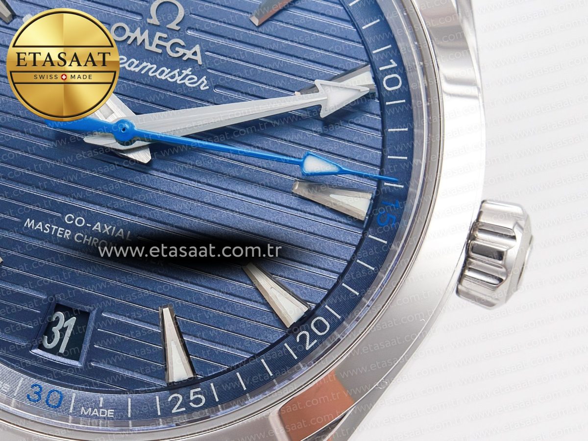 Aqua Terra 150m 41mm VSF 1:1 Best Edition Blue Dial on SS Bracelet A8900 Super Clone - Görsel 11