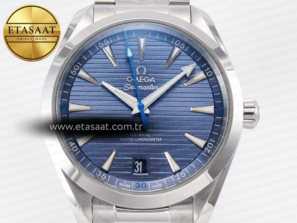 Aqua Terra 150m 41mm VSF 1:1 Best Edition Blue Dial on SS Bracelet A8900 Super Clone - Görsel 4
