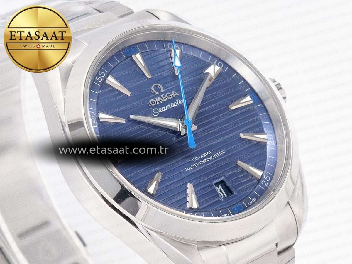 Aqua Terra 150m 41mm VSF 1:1 Best Edition Blue Dial on SS Bracelet A8900 Super Clone - Görsel 5