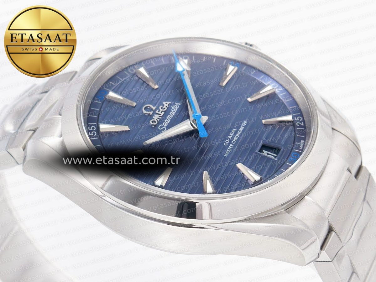 Aqua Terra 150m 41mm VSF 1:1 Best Edition Blue Dial on SS Bracelet A8900 Super Clone - Görsel 7