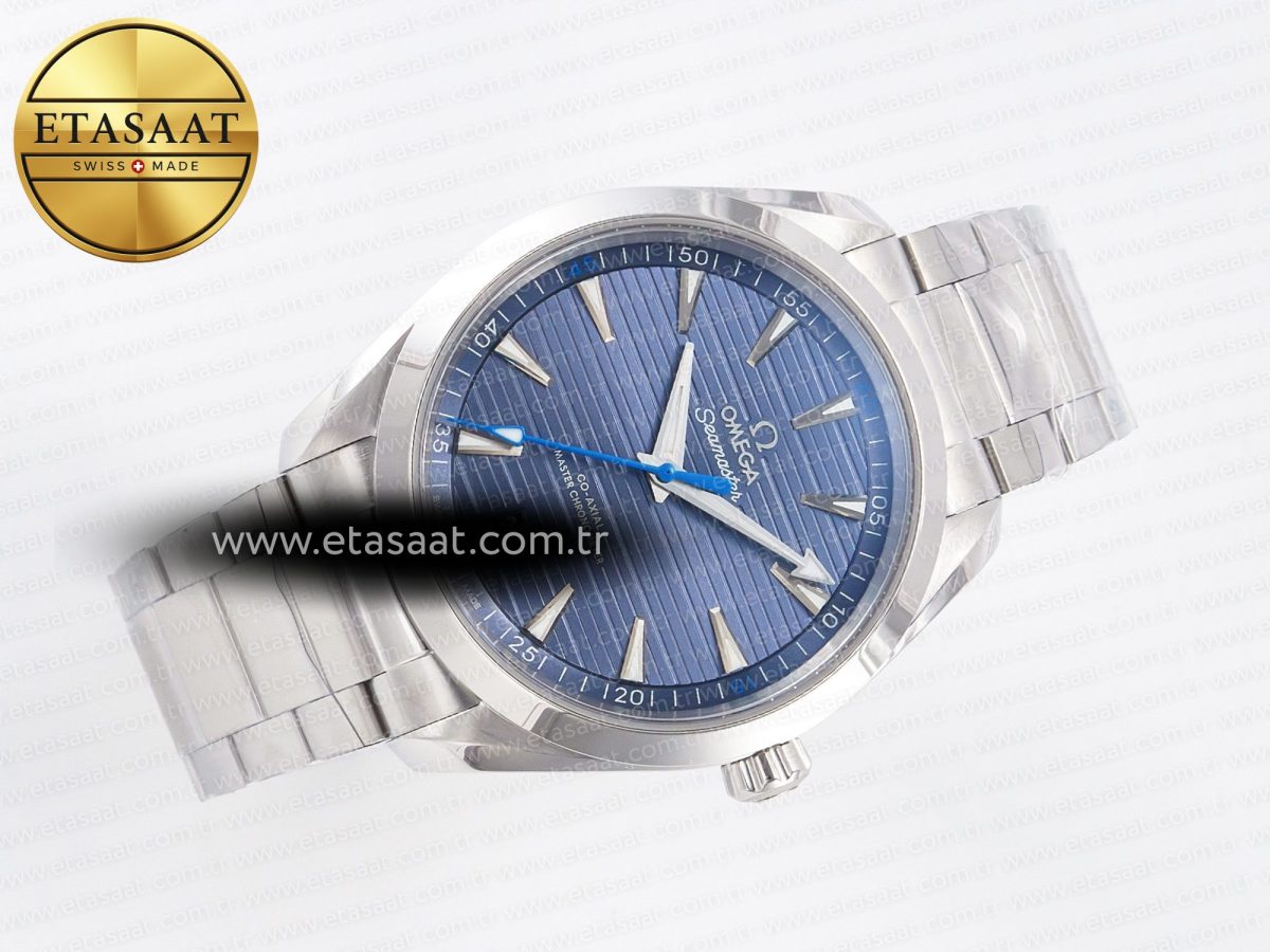 Aqua Terra 150m 41mm VSF 1:1 Best Edition Blue Dial on SS Bracelet A8900 Super Clone - Görsel 8