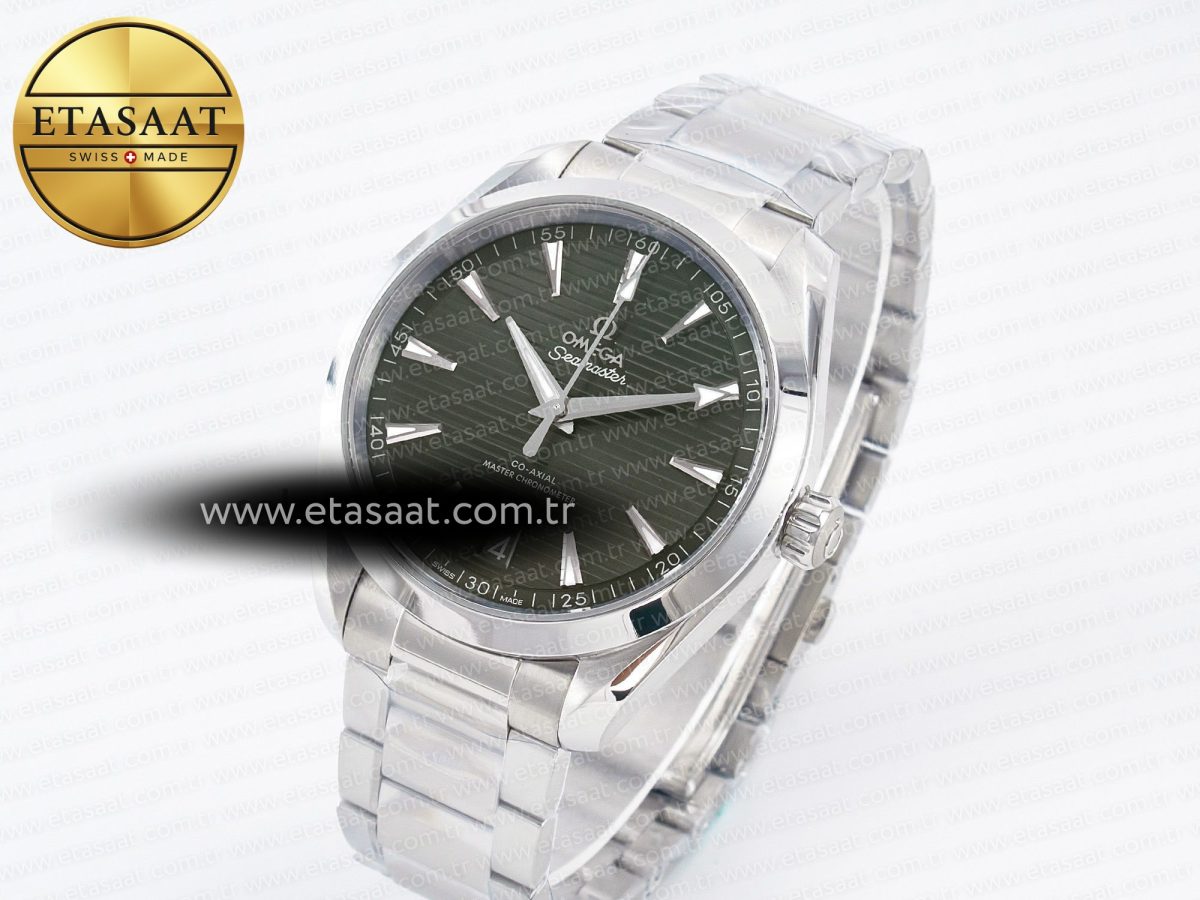 Aqua Terra 150m 41mm VSF 1:1 Best Edition Green Dial on SS Bracelet A8900 Super Clone - Görsel 2