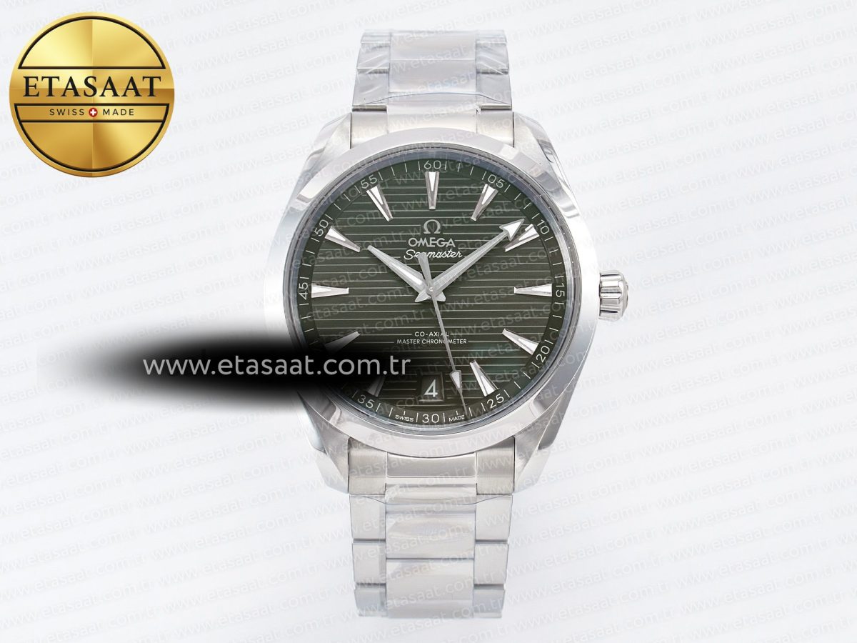 Aqua Terra 150m 41mm VSF 1:1 Best Edition Green Dial on SS Bracelet A8900 Super Clone - Görsel 3