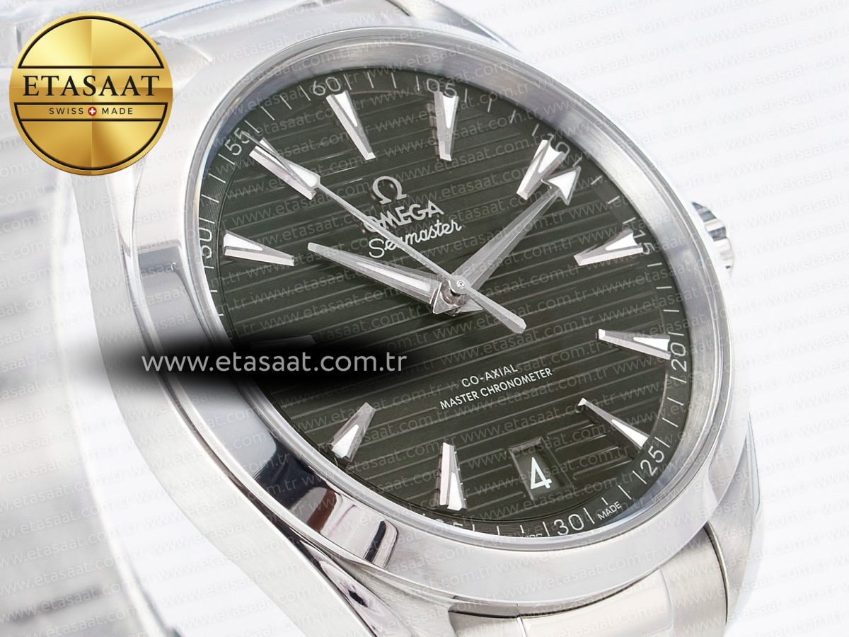 Aqua Terra 150m 41mm VSF 1:1 Best Edition Green Dial on SS Bracelet A8900 Super Clone - Görsel 7