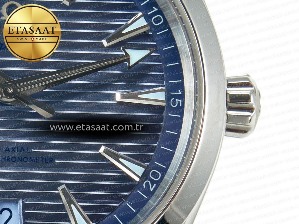 Aqua Terra 150M 41mm VSF 1:1 Best Edition Summer Blue Dial on SS Bracelet A8900 Super Clone - Görsel 11