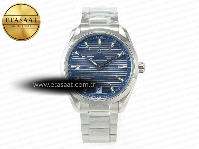 Aqua Terra 150M 41mm VSF 1:1 Best Edition Summer Blue Dial on SS Bracelet A8900 Super Clone - Görsel 3