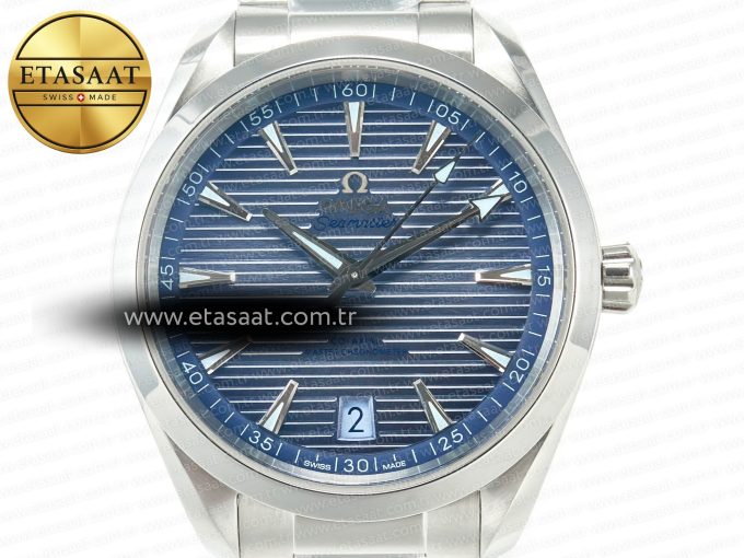 Aqua Terra 150M 41mm VSF 1:1 Best Edition Summer Blue Dial on SS Bracelet A8900 Super Clone - Görsel 4