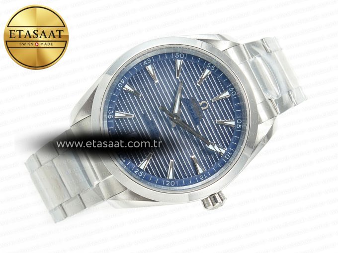 Aqua Terra 150M 41mm VSF 1:1 Best Edition Summer Blue Dial on SS Bracelet A8900 Super Clone - Görsel 8