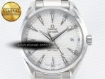 Aqua Terra 150m 41mm VSF 1:1 Best Edition White Textured Dial on SS Bracelet A8500 Super Clone - Görsel 4