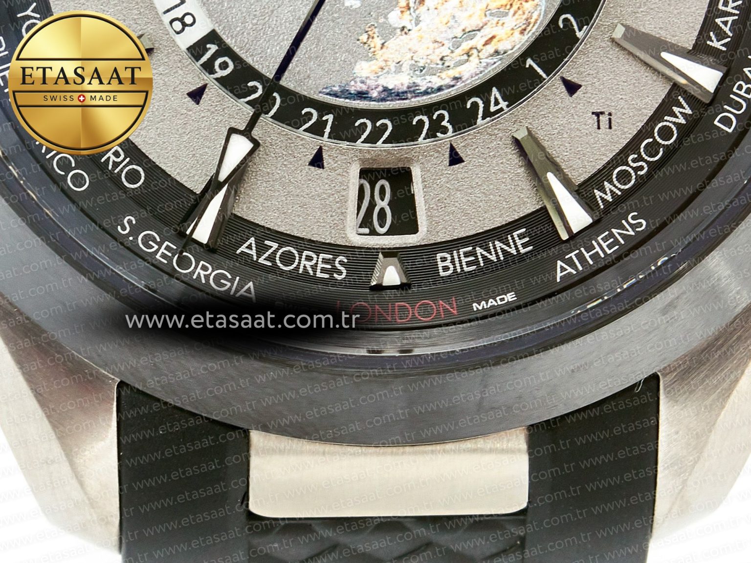 Aqua Terra 150M 43mm 24 Ti VSF 1:1 Best Edition Gray Dial on Black Rubber Strap A8938 Super Clone - Görsel 11