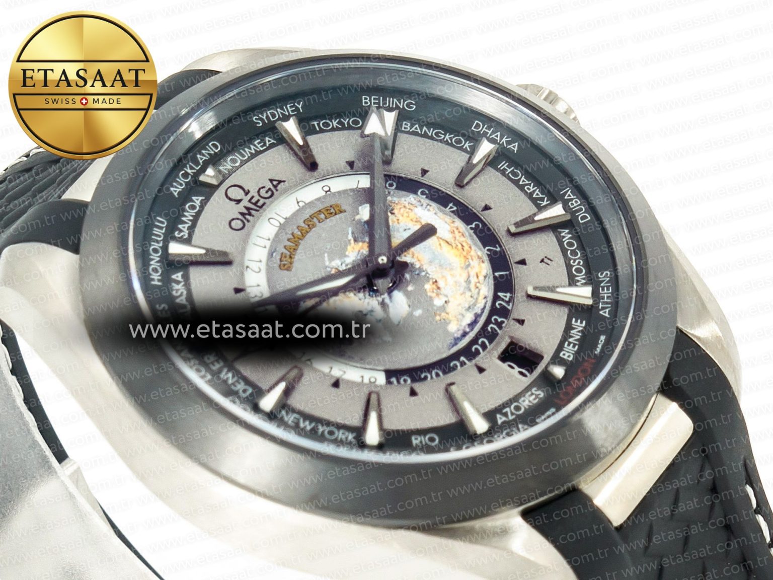 Aqua Terra 150M 43mm 24 Ti VSF 1:1 Best Edition Gray Dial on Black Rubber Strap A8938 Super Clone - Görsel 7