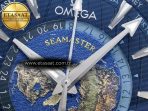 Aqua Terra 150M 43mm Worldtimer 24 VSF 1:1 Best Edition Blue Dial on SS Bracelet A8938 Super Clone - Görsel 10