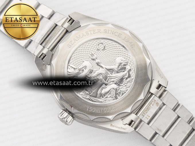 Aqua Terra 150M 43mm Worldtimer 24 VSF 1:1 Best Edition Summer Blue Dial on SS Bracelet A8938 Super Clone - Görsel 16
