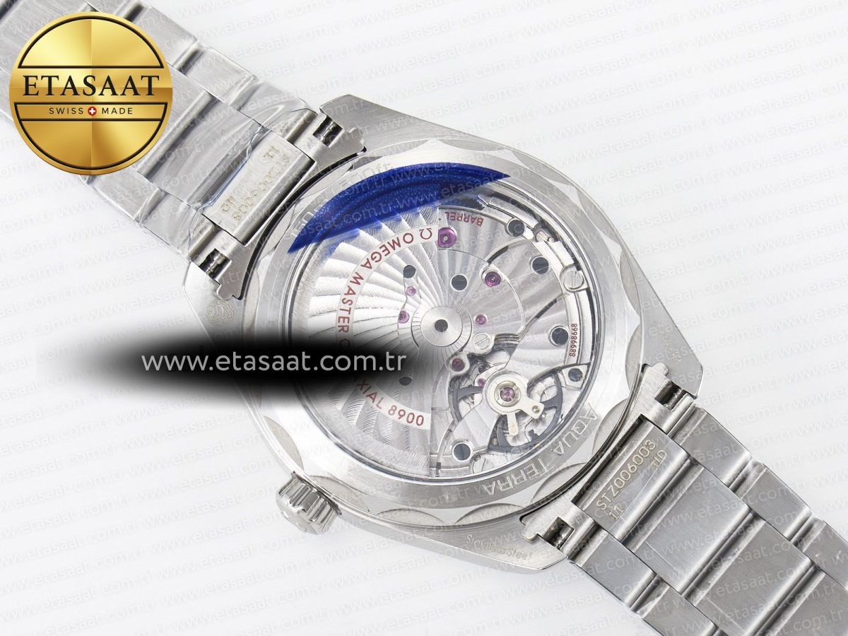 Aqua Terra 150M Master Chronometers VSF 1:1 Best Edition White Dial Orange Hand on SS Bracelet A8900 Super Clone - Görsel 16
