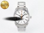 Aqua Terra 150M Master Chronometers VSF 1:1 Best Edition White Dial Orange Hand on SS Bracelet A8900 Super Clone - Görsel 3