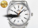 Aqua Terra 150M Master Chronometers VSF 1:1 Best Edition White Dial Orange Hand on SS Bracelet A8900 Super Clone - Görsel 4