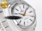 Aqua Terra 150M Master Chronometers VSF 1:1 Best Edition White Dial Orange Hand on SS Bracelet A8900 Super Clone - Görsel 5
