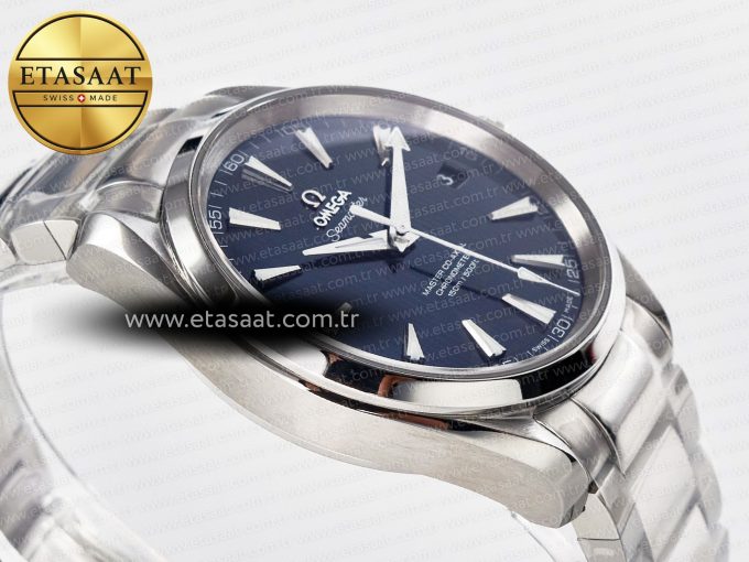 Aqua Terra 150M SS VSF 1:1 Best Edition Blue Textured Dial on SS Bracelet A8500 Super Clone - Görsel 7