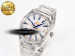 Aqua Terra 150M SS VSF 1:1 Best Edition Silver Polka Dots Dial on SS Bracelet A8500 Super Clone