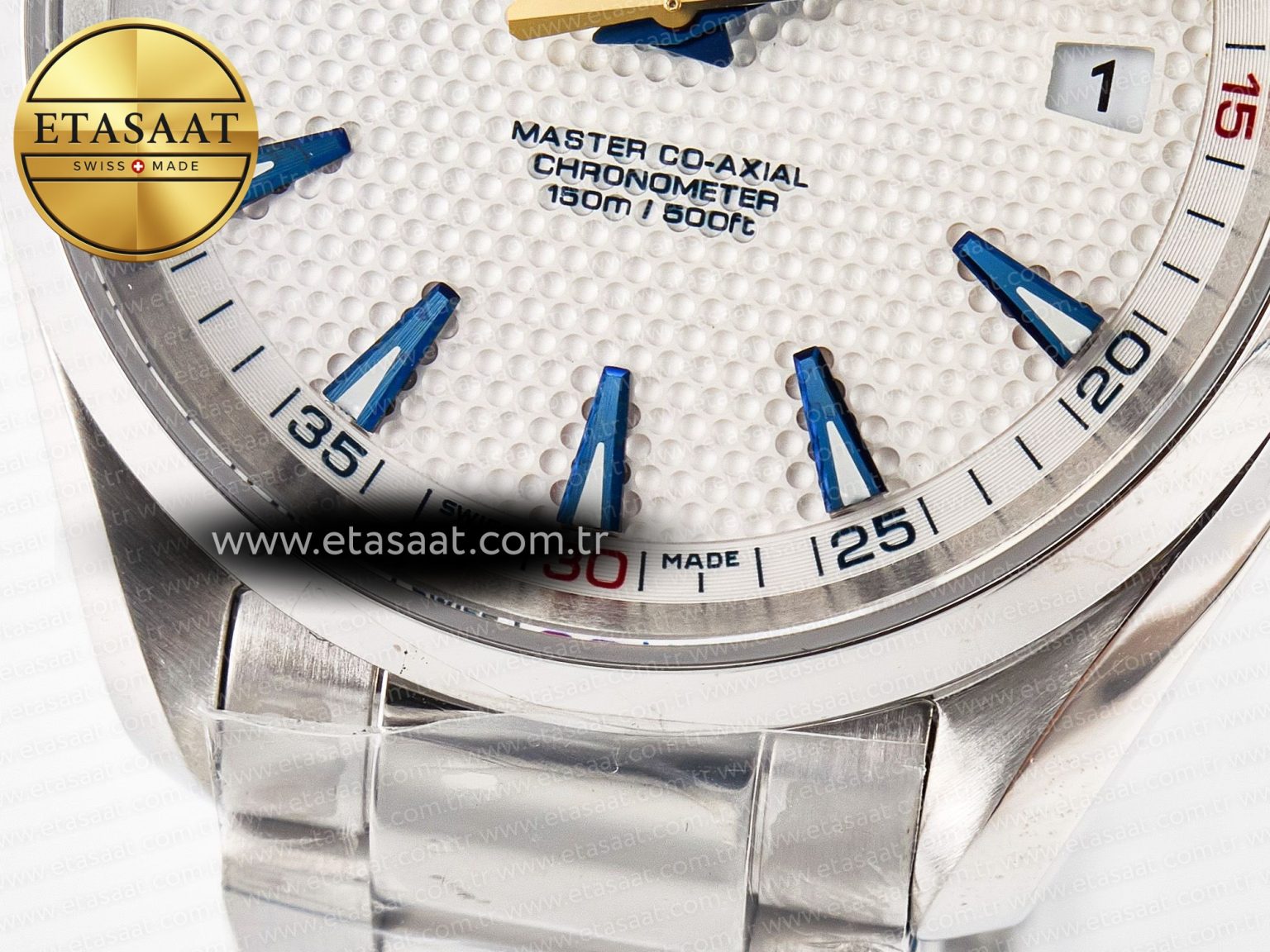 Aqua Terra 150M SS VSF 1:1 Best Edition Silver Polka Dots Dial on SS Bracelet A8500 Super Clone - Görsel 13