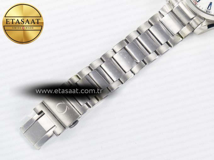 Aqua Terra 150M SS VSF 1:1 Best Edition Silver Polka Dots Dial on SS Bracelet A8500 Super Clone - Görsel 26