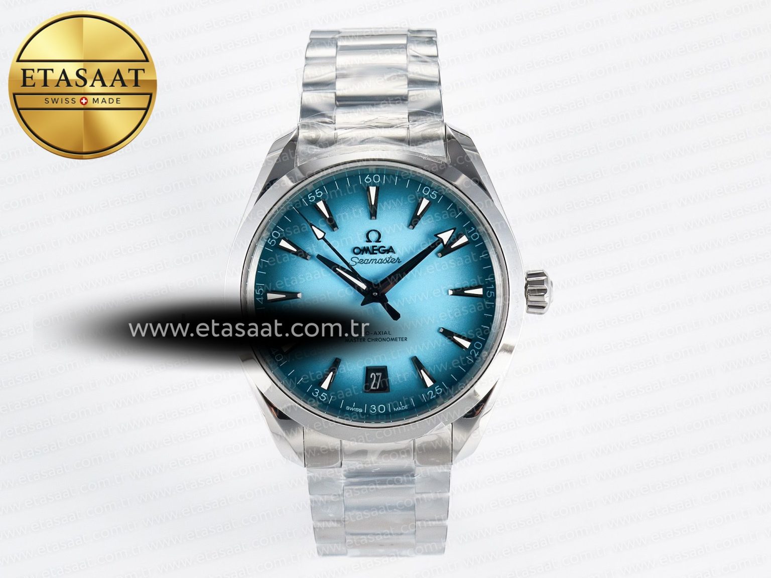 Aqua Terra 150M SS VSF 1:1 Best Edition Turquoise Dial on SS Bracelet A8900 Super Clone - Görsel 3