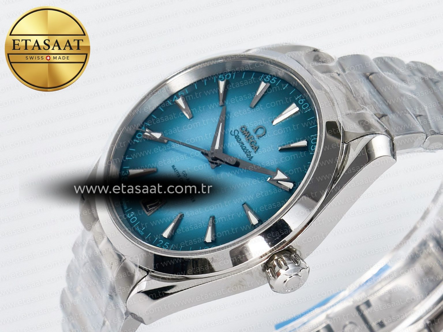 Aqua Terra 150M SS VSF 1:1 Best Edition Turquoise Dial on SS Bracelet A8900 Super Clone - Görsel 6