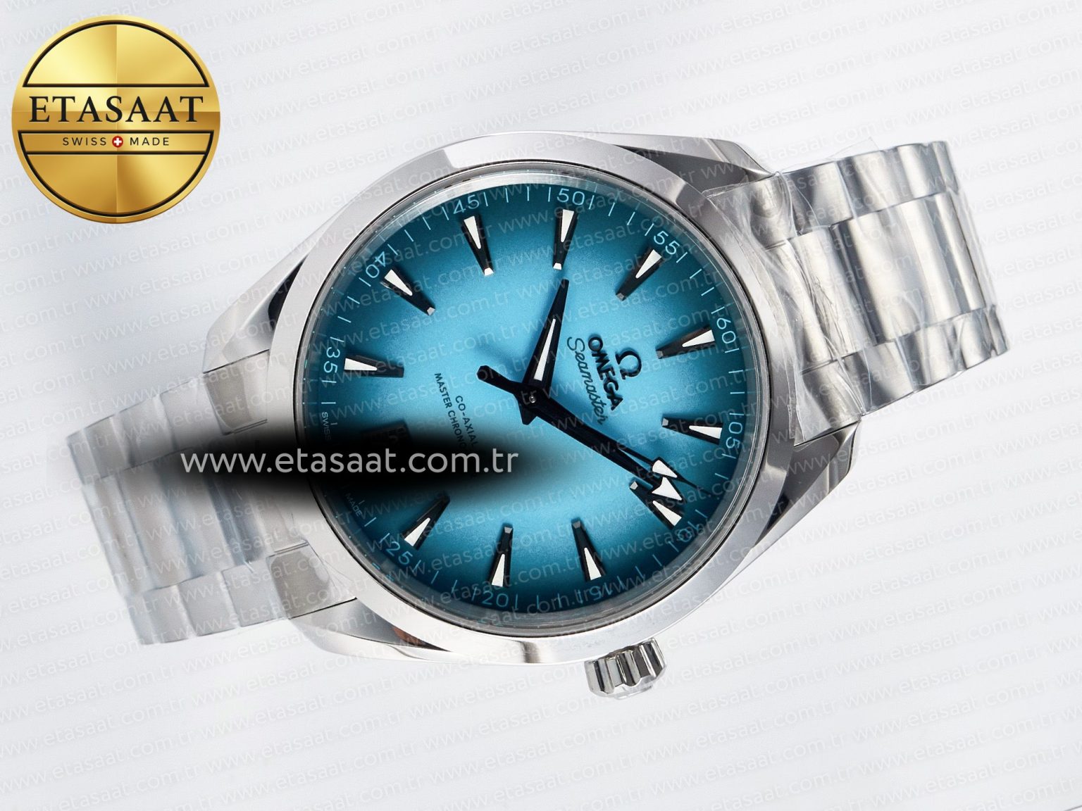 Aqua Terra 150M SS VSF 1:1 Best Edition Turquoise Dial on SS Bracelet A8900 Super Clone - Görsel 8