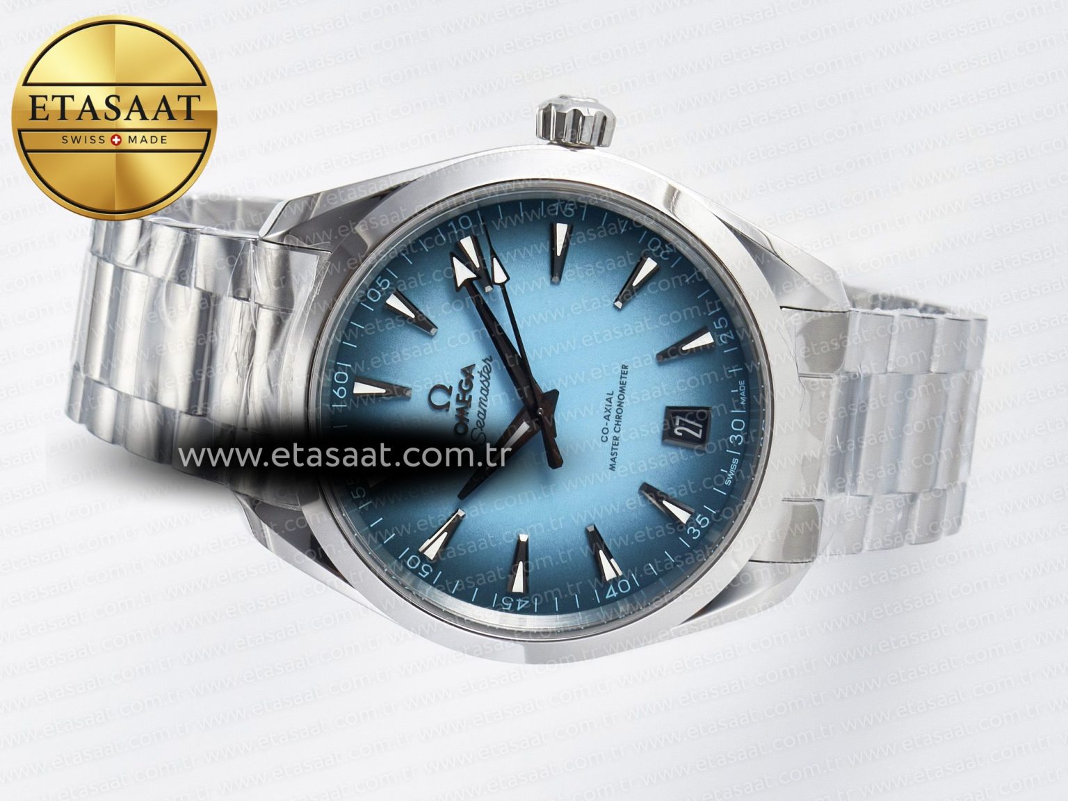 Aqua Terra 150M SS VSF 1:1 Best Edition Turquoise Dial on SS Bracelet A8900 Super Clone - Görsel 9