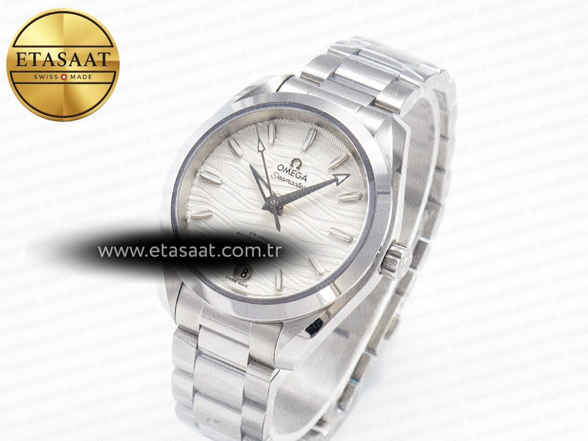 Aqua Terra 150M SS VSF 1:1 Best Edition White Dial SS Hand on SS Bracelet A8800 - Görsel 1