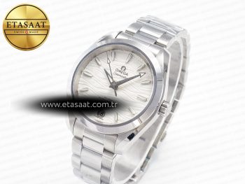 Aqua Terra 150M SS VSF 1:1 Best Edition White Dial SS Hand on SS Bracelet A8800