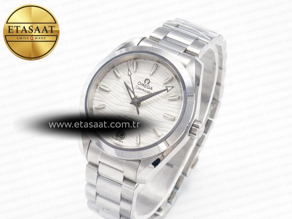 Aqua Terra 150M SS VSF 1:1 Best Edition White Dial SS Hand on SS Bracelet A8800
