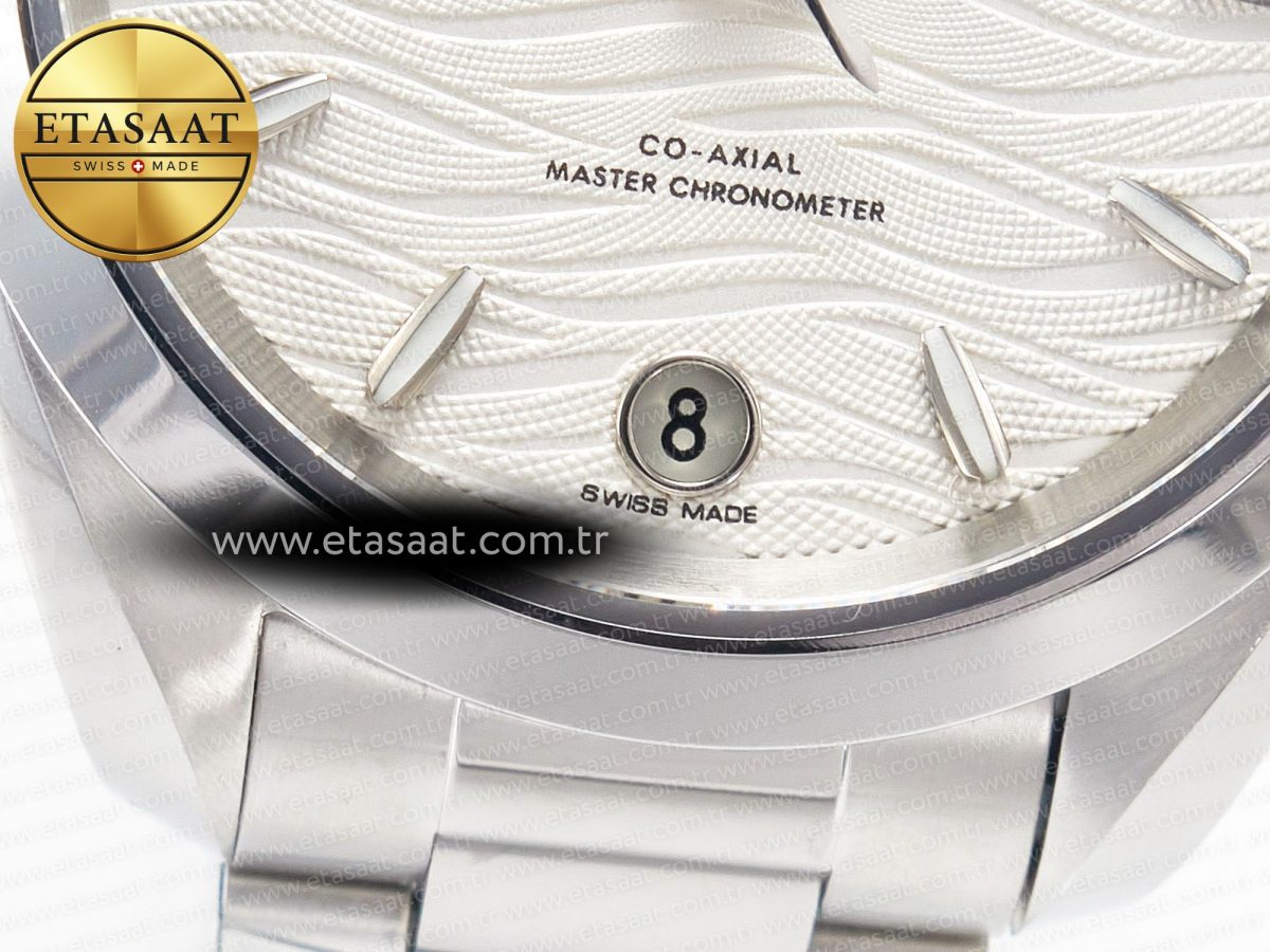 Aqua Terra 150M SS VSF 1:1 Best Edition White Dial SS Hand on SS Bracelet A8800 - Görsel 12