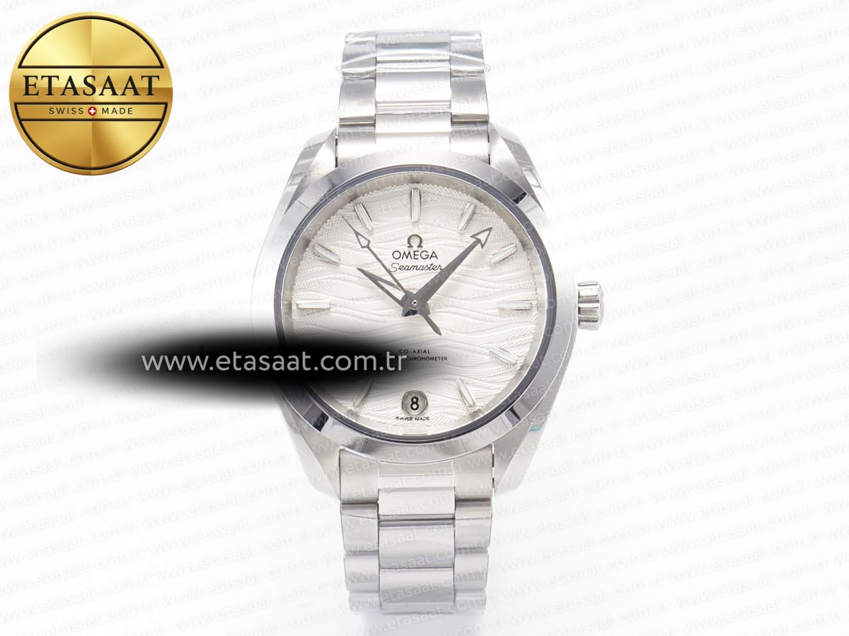 Aqua Terra 150M SS VSF 1:1 Best Edition White Dial SS Hand on SS Bracelet A8800 - Görsel 3