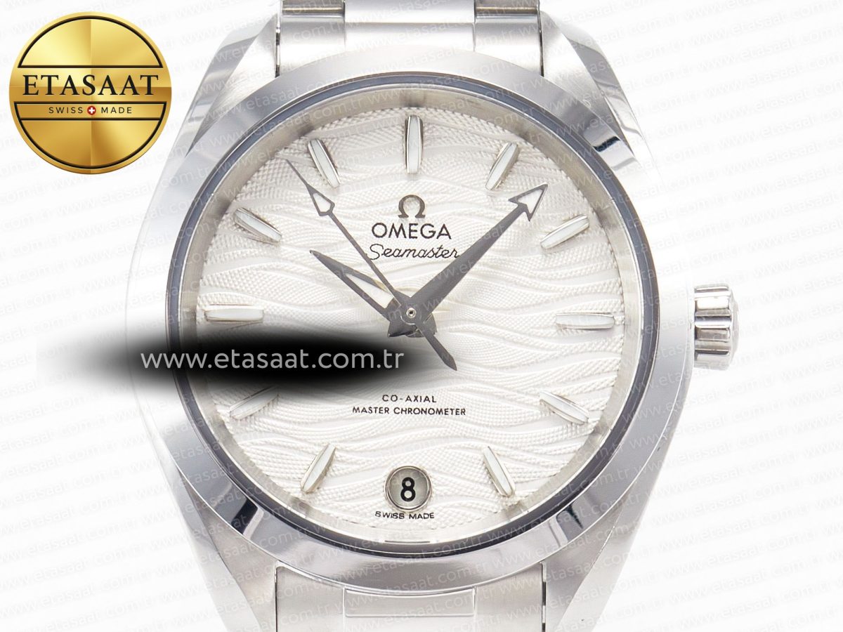 Aqua Terra 150M SS VSF 1:1 Best Edition White Dial SS Hand on SS Bracelet A8800 - Görsel 4