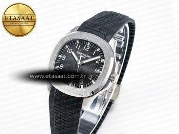 Aquanaut 5167 40mm SS 3KF 1:1 Best Edition Black Dial on Black Rubber Strap A330 Super Clone V3