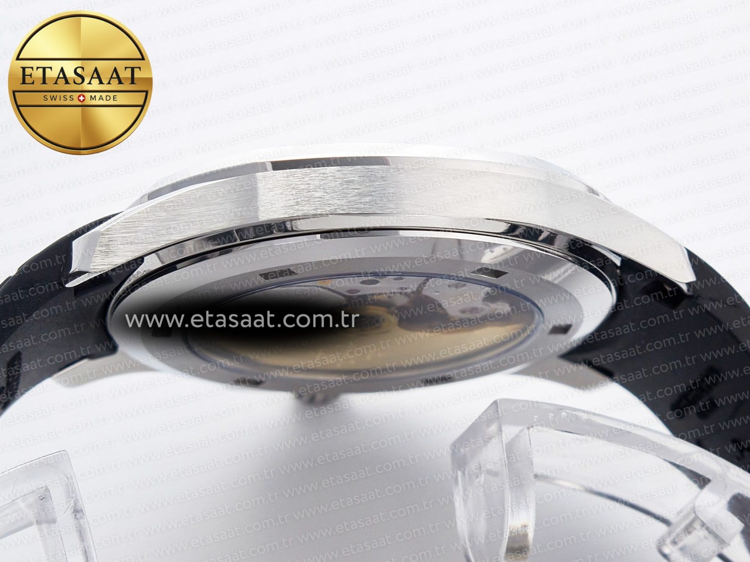 Aquanaut 5167 40mm SS 3KF 1:1 Best Edition Black Dial on Black Rubber Strap A330 Super Clone V3 - Görsel 13