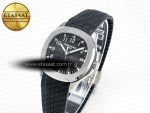 Aquanaut 5167 40mm SS 3KF 1:1 Best Edition Black Dial on Black Rubber Strap A330 Super Clone V3 - Görsel 2