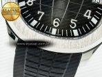 Aquanaut 5167A SS 3KF 1:1 Best Edition Black Dial on Black Rubber Strap A324 Super Clone（New clasp） - Görsel 12