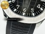 Aquanaut 5167A SS 3KF 1:1 Best Edition Black Dial on Black Rubber Strap A324 Super Clone（New clasp） - Görsel 12