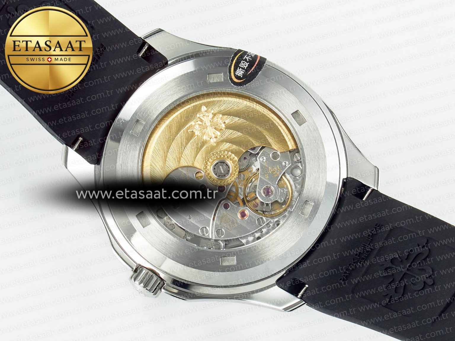 Aquanaut 5167A SS 3KF 1:1 Best Edition Black Dial on Black Rubber Strap A324 Super Clone（New clasp） - Görsel 16