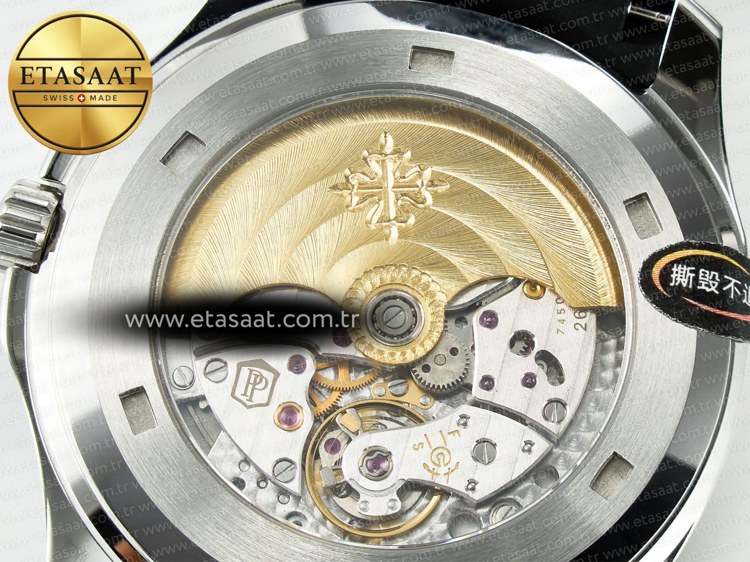 Aquanaut 5167A SS 3KF 1:1 Best Edition Black Dial on Black Rubber Strap A324 Super Clone（New clasp） - Görsel 17