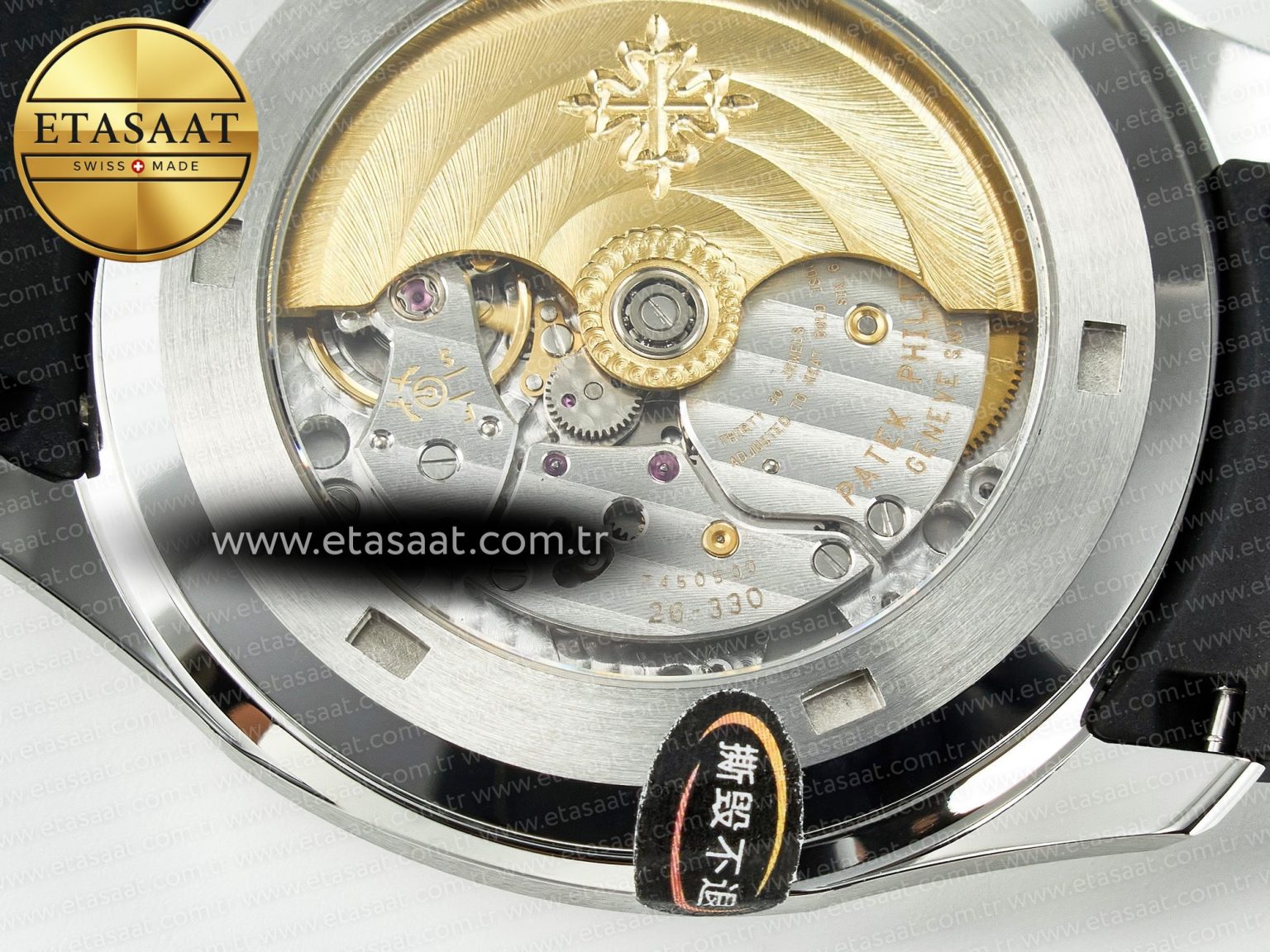 Aquanaut 5167A SS 3KF 1:1 Best Edition Black Dial on Black Rubber Strap A324 Super Clone（New clasp） - Görsel 18