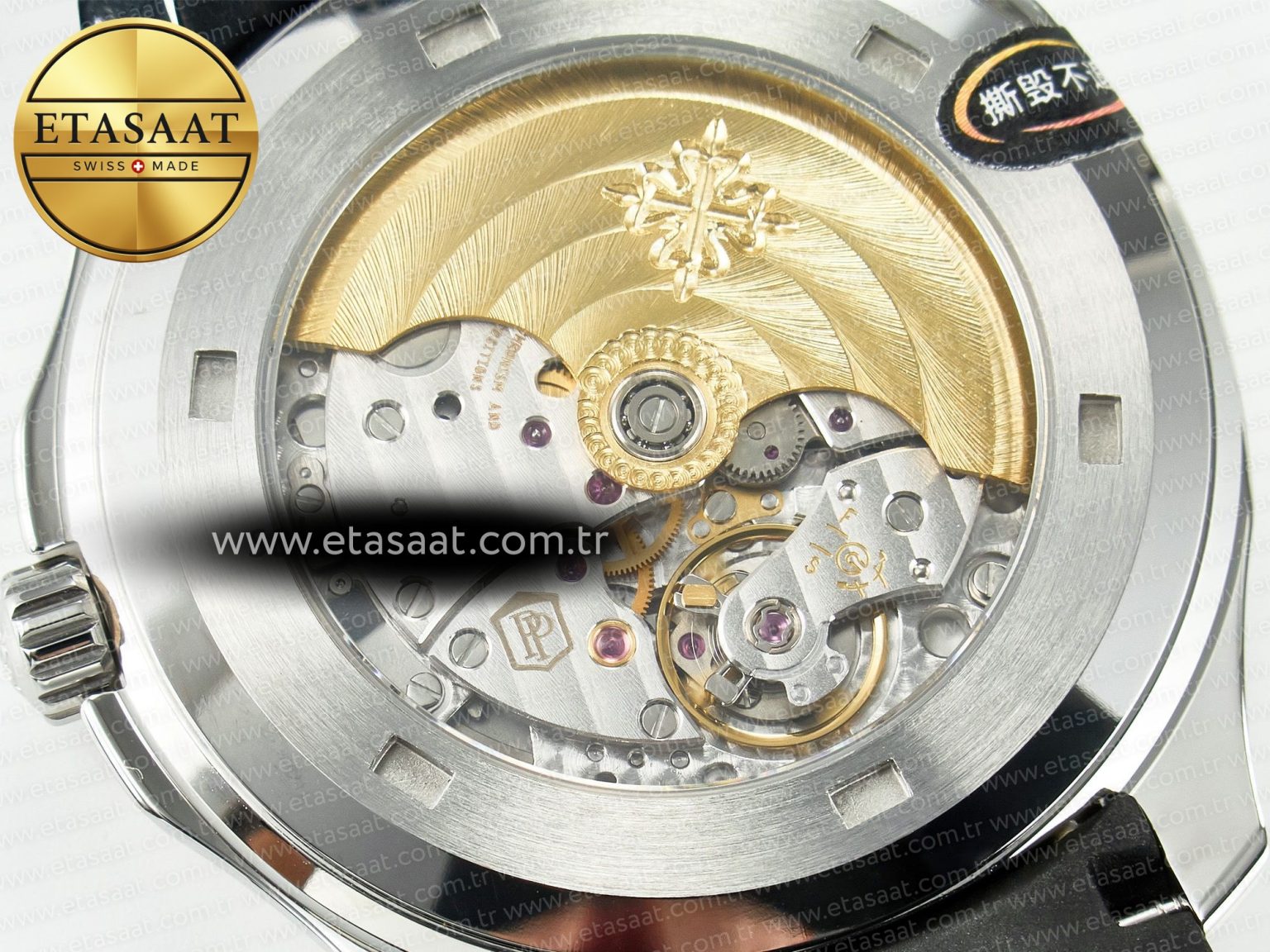 Aquanaut 5167A SS 3KF 1:1 Best Edition Black Dial on Black Rubber Strap A324 Super Clone（New clasp） - Görsel 19