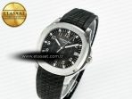 Aquanaut 5167A SS 3KF 1:1 Best Edition Black Dial on Black Rubber Strap A324 Super Clone（New clasp） - Görsel 2