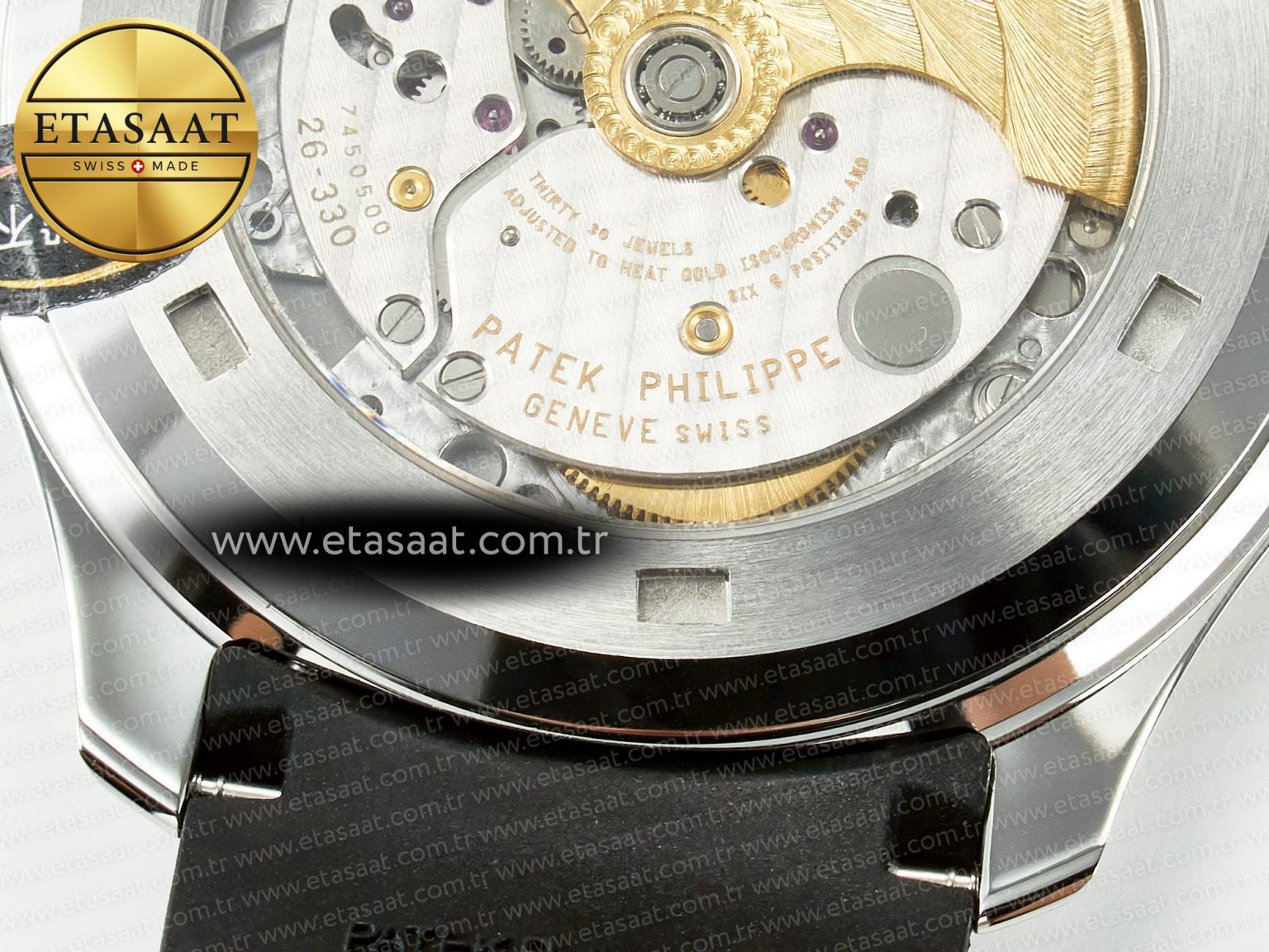 Aquanaut 5167A SS 3KF 1:1 Best Edition Black Dial on Black Rubber Strap A324 Super Clone（New clasp） - Görsel 21