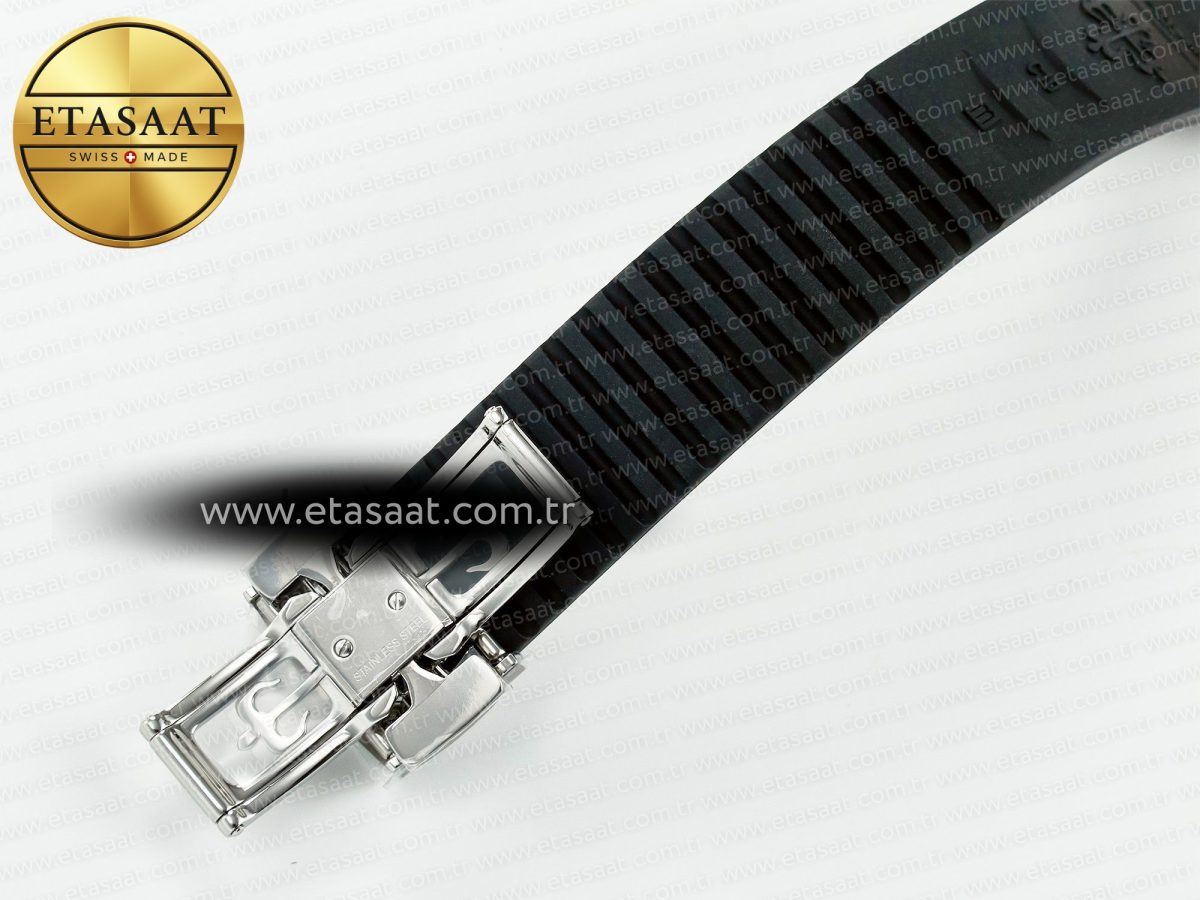 Aquanaut 5167A SS 3KF 1:1 Best Edition Black Dial on Black Rubber Strap A324 Super Clone（New clasp） - Görsel 24